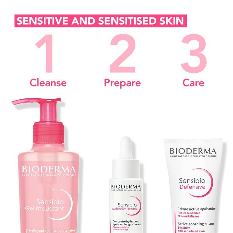 Bioderma Sensibio Gel Moussant Gel Cleanser for Sensitive Skin 200ml