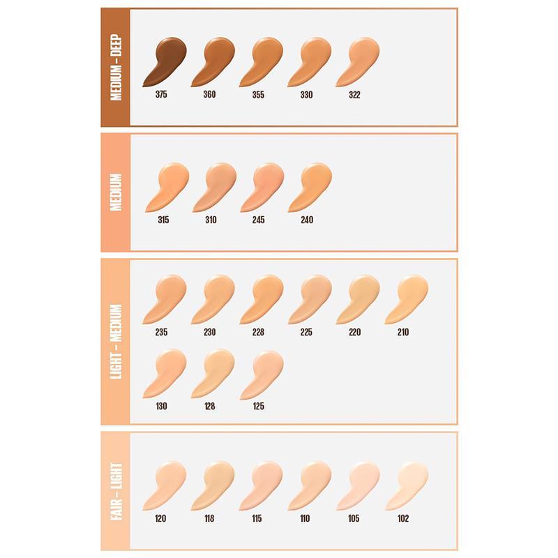 Maybelline Fit Me Dewy Smooth Foundation Toffee