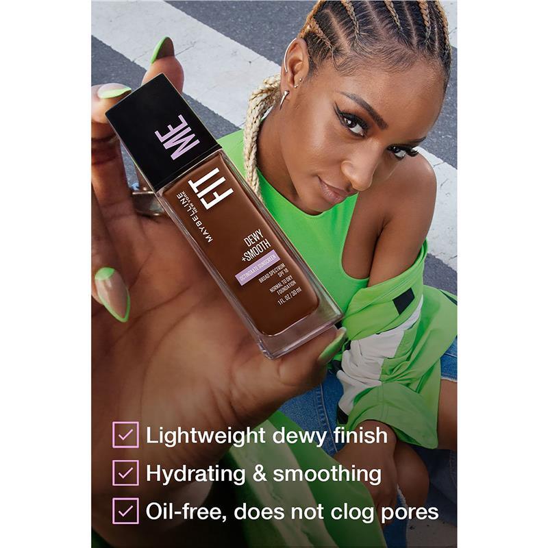 Maybelline Fit Me Dewy Smooth Foundation Toffee
