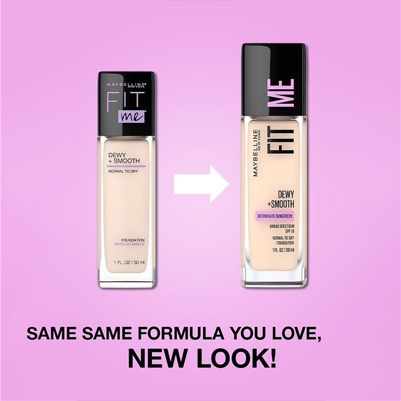Maybelline Fit Me Dewy Smooth Foundation Toffee
