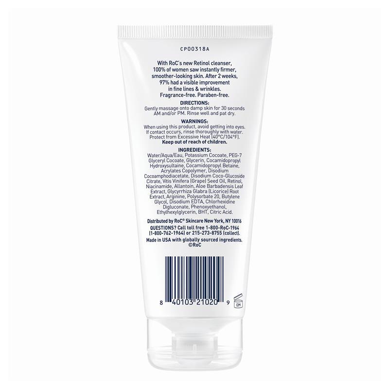 RoC Retinol Correxion Deep Wrinkle Serum Cleanser 177ml