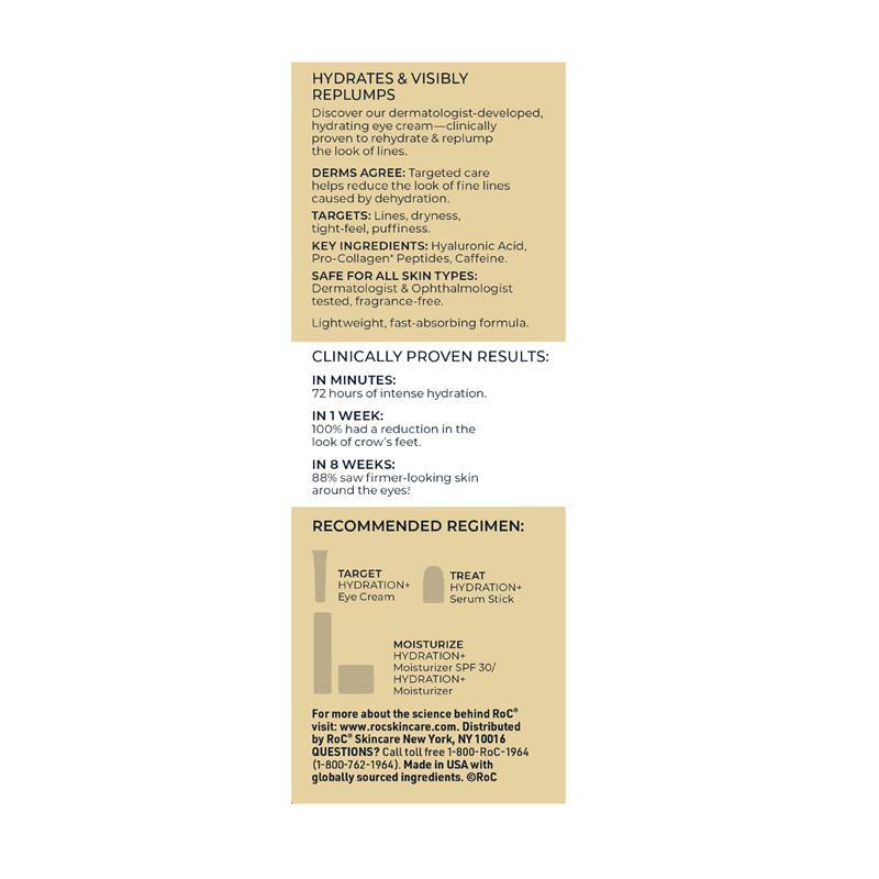 RoC Multi Correxion Hydrate & Plump Eye Cream 15ml