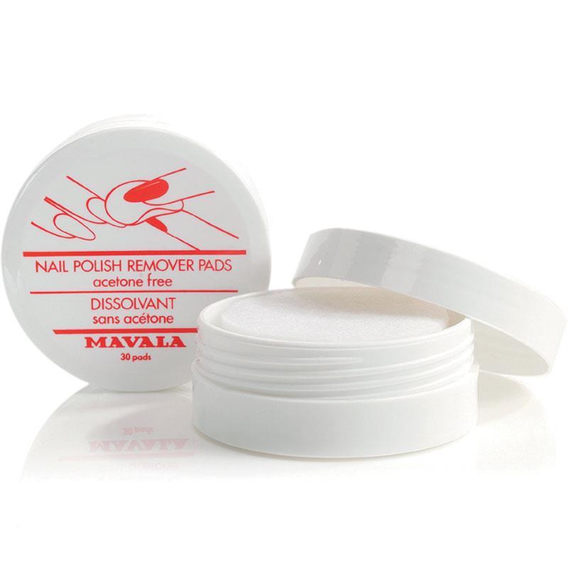 Mavala Nail Polish Remover Pads Box Of 30 Pre-Soaked Pads