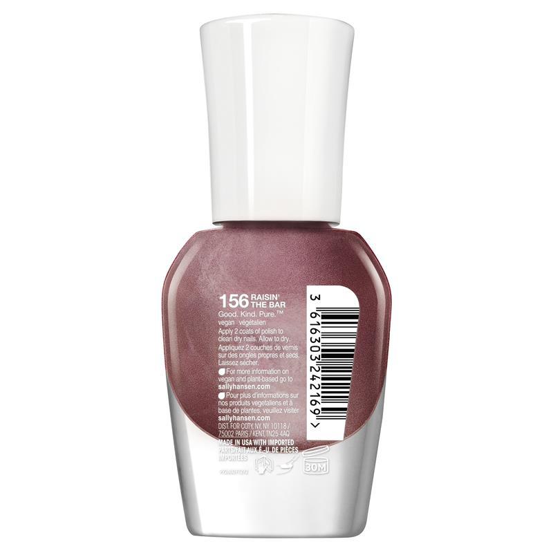 Sally Hansen Good Kind Pure Nail Polish Raisin The Bar 10ml