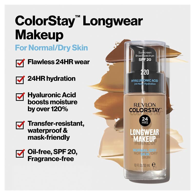 Revlon Colorstay Makeup Foundation For Normal/Dry Skin Fresh Beige