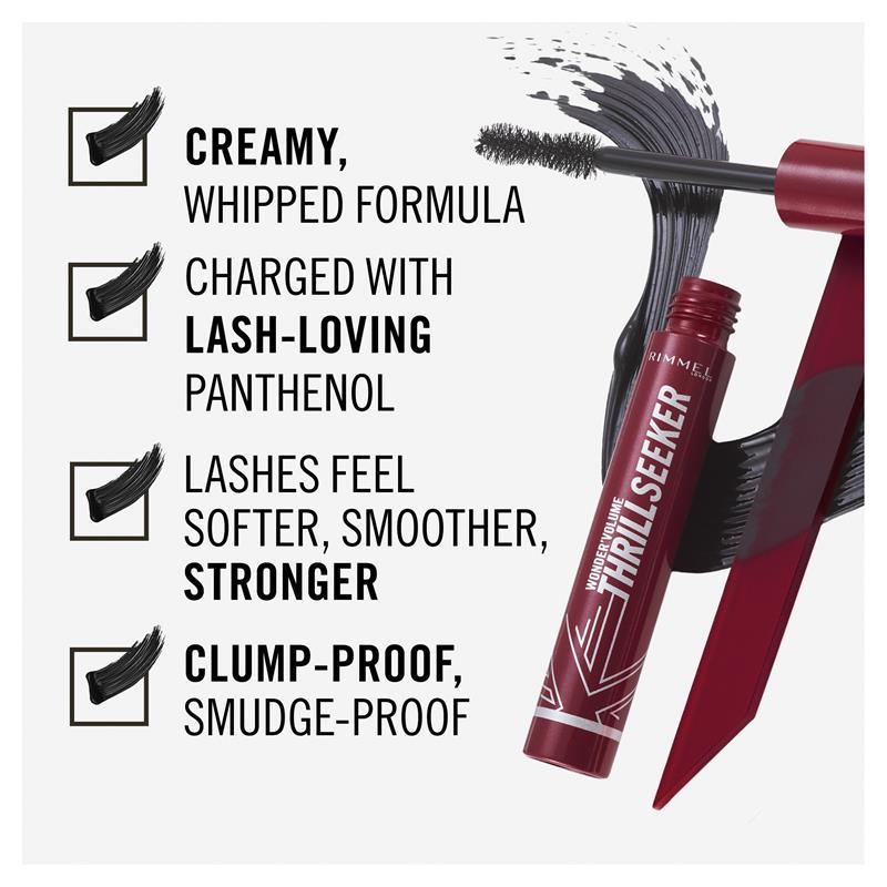Rimmel Wonder Volume Thrill Seeker Mascara Black 8ml