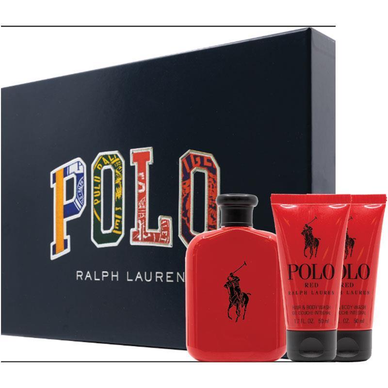 Ralph Lauren Polo Red Eau de Toilette 125ml 3 Piece Set
