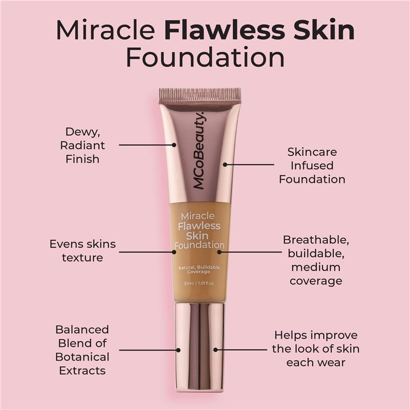MCoBeauty Miracle Flawless Skin Foundation Pure Ivory