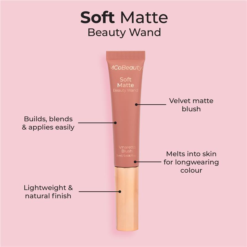 MCoBeauty Soft Matte Beauty Wand Amaretto Blush