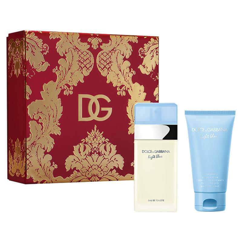 Dolce & Gabbana For Women Light Blue Eau de Toilette 100ml & Body Cream 2 Piece Set