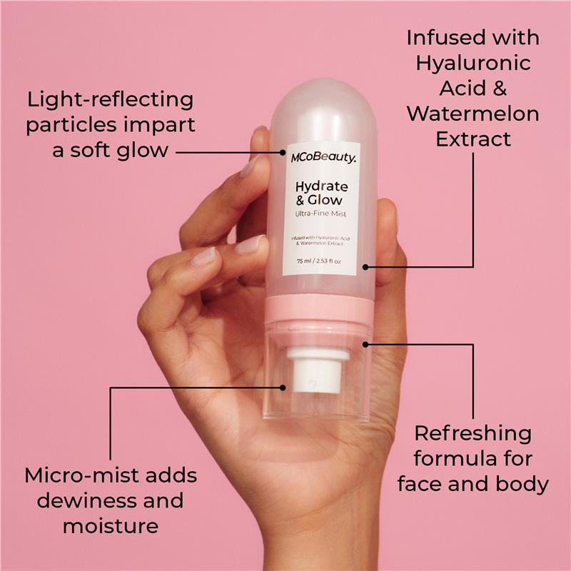 MCoBeauty Hydrate & Glow Ultra-Fine Mist Watermelon