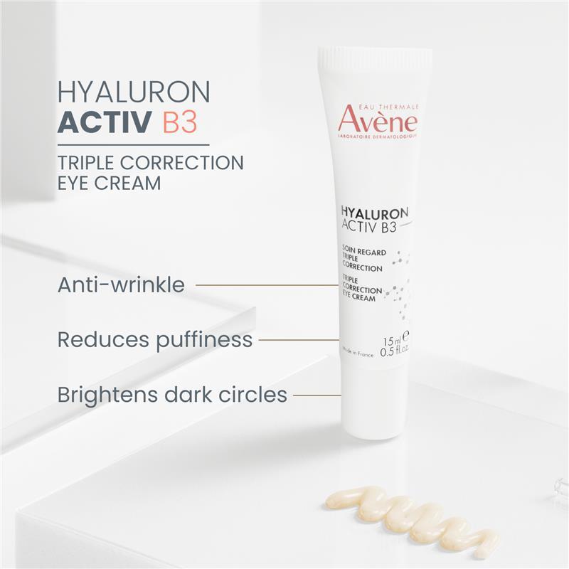 Avene Hyaluron Activ B3 Triple Correction Eye Cream 15ml