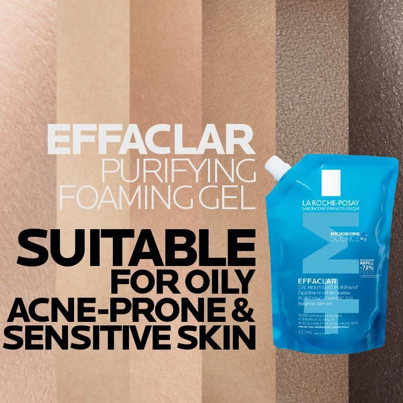 La Roche Posay Effaclar Foaming Gel Moussant Eco Refill 400ml
