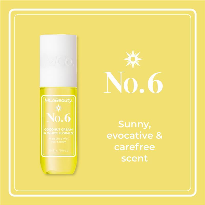 MCoBeauty Coconut & Wildberries No.6 Fragrance Hair & Body Mist 90ml