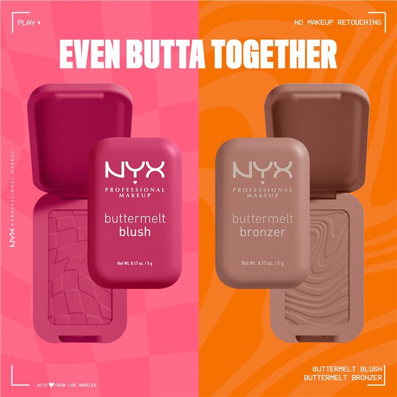 NYX Buttermelt Blush My Butta Half