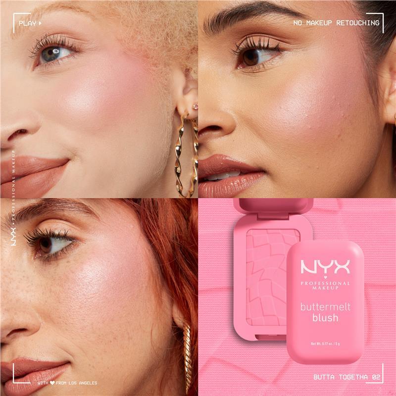 NYX Buttermelt Blush My Butta Half