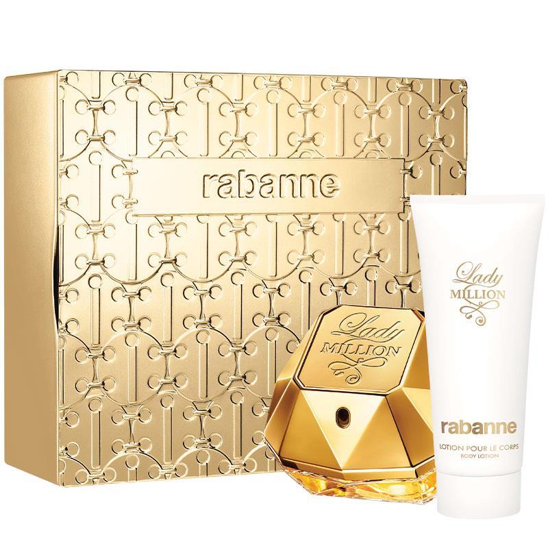 Rabanne Lady Million Eau de Parfum 80ml & Body Lotion 2 Piece Set