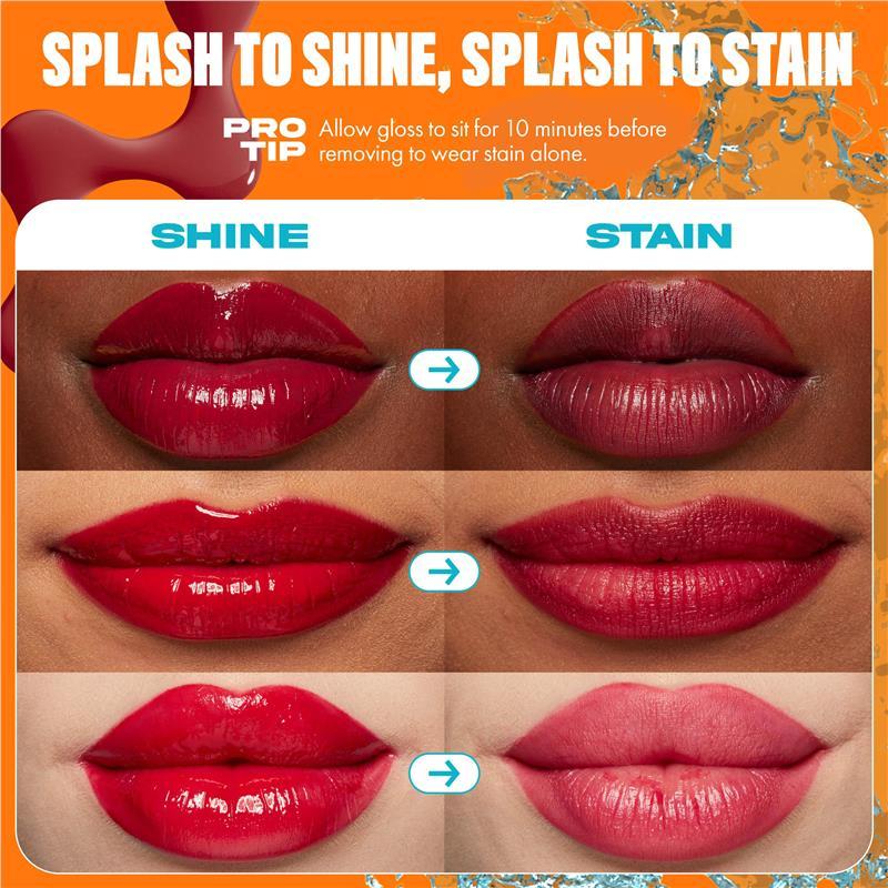 NYX Lip IV Hydrating Gloss Stain Caramel Drip