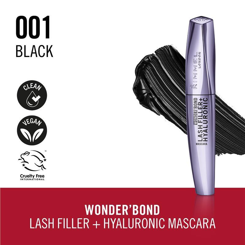 Rimmel London Wonder Bond Lash Filler + Hyaluronic Mascara Black