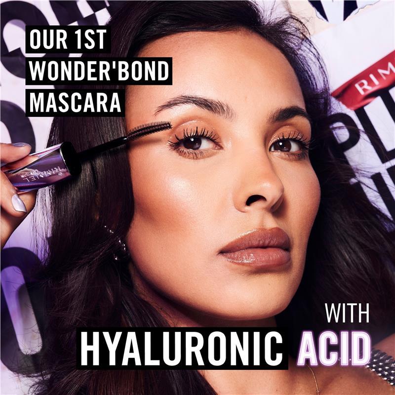 Rimmel London Wonder Bond Lash Filler + Hyaluronic Mascara Black Brown