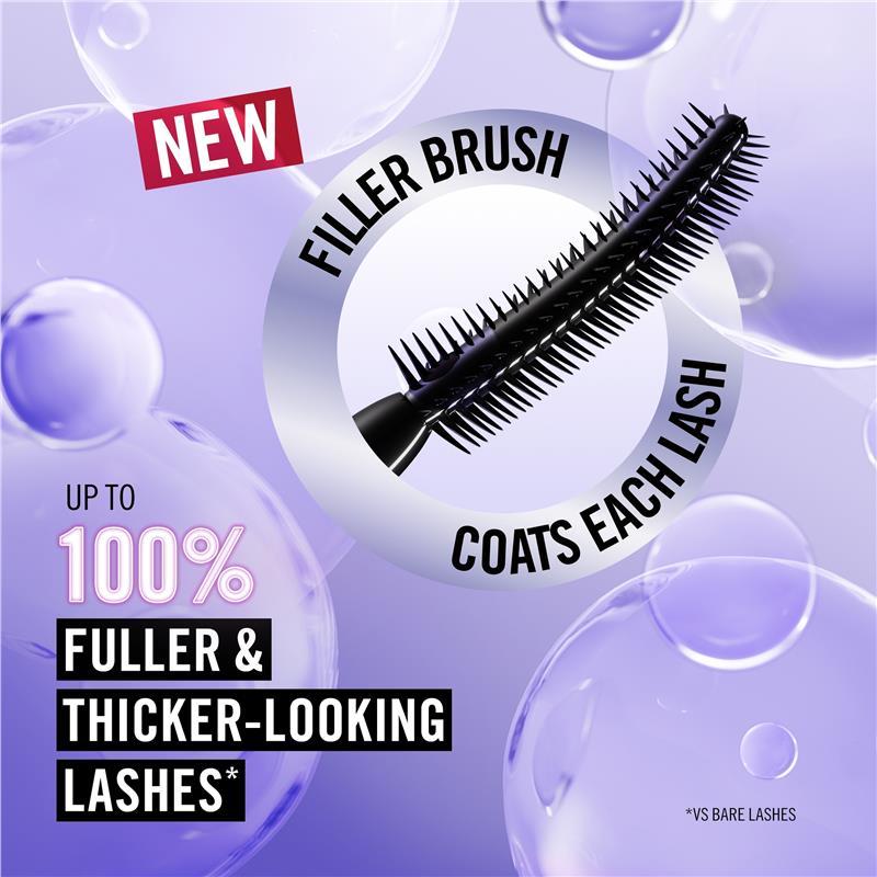 Rimmel London Wonder Bond Lash Filler + Hyaluronic Mascara Black Brown