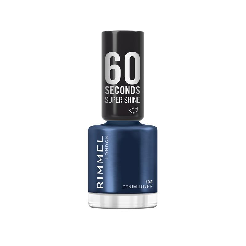 Rimmel 60 Seconds Nail Polish 102 Denim Lover