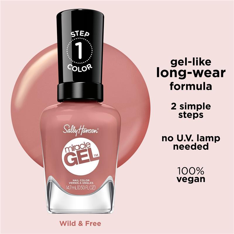 Sally Hansen Miracle Gel Nail Polish Wild & Free 14.7ml