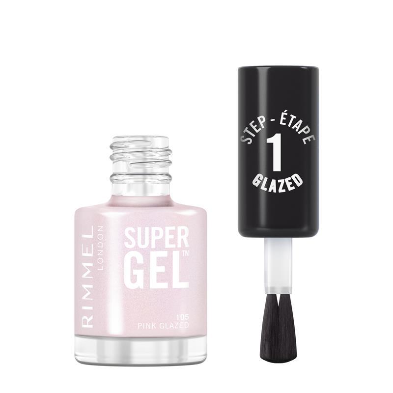 Rimmel Super Gel Nail Polish 105 Pink Glazed