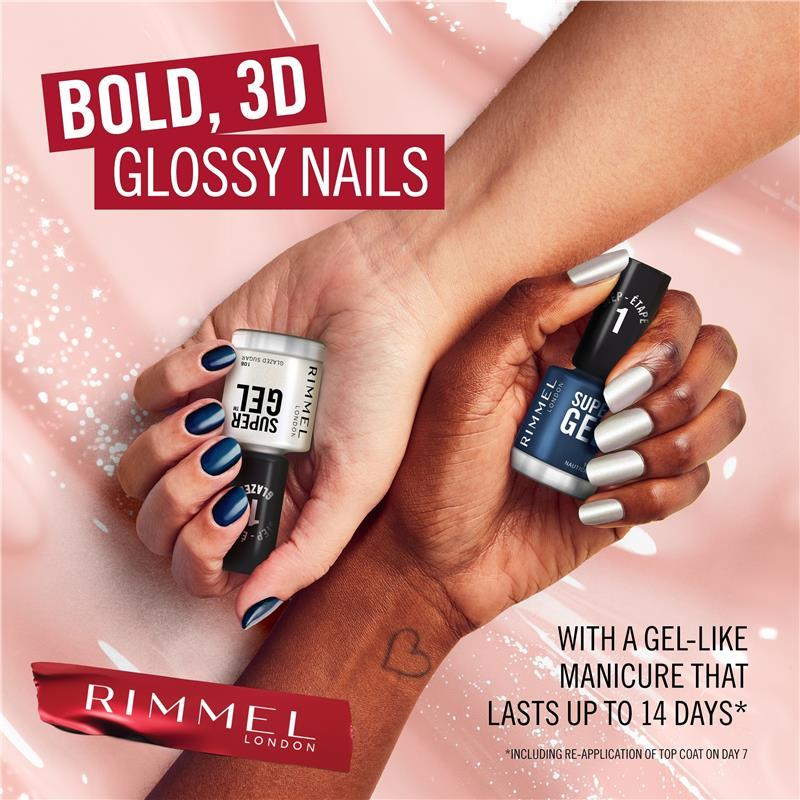 Rimmel Super Gel Nail Polish 105 Pink Glazed