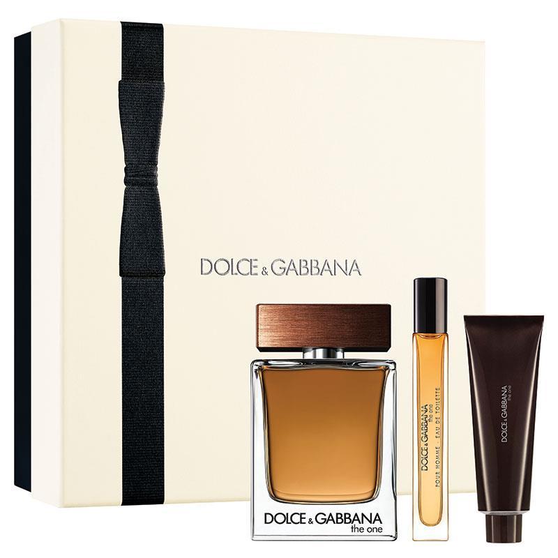 Dolce & Gabbana for Men The One Eau de Toilette 100ml + Shower Gel 50ml & Travel Spray 10ml 3 Piece Set