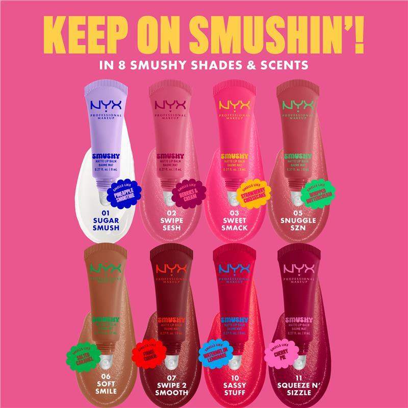 NYX Smushy Matte Lip Balm Swipe Sesh