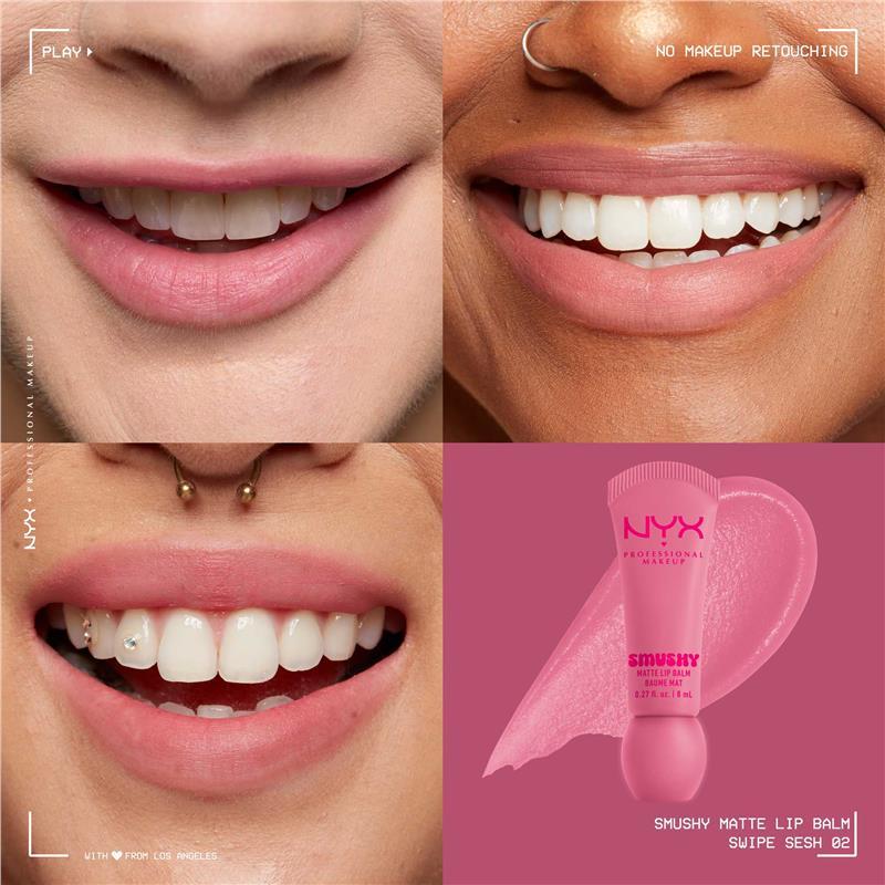 NYX Smushy Matte Lip Balm Swipe Sesh