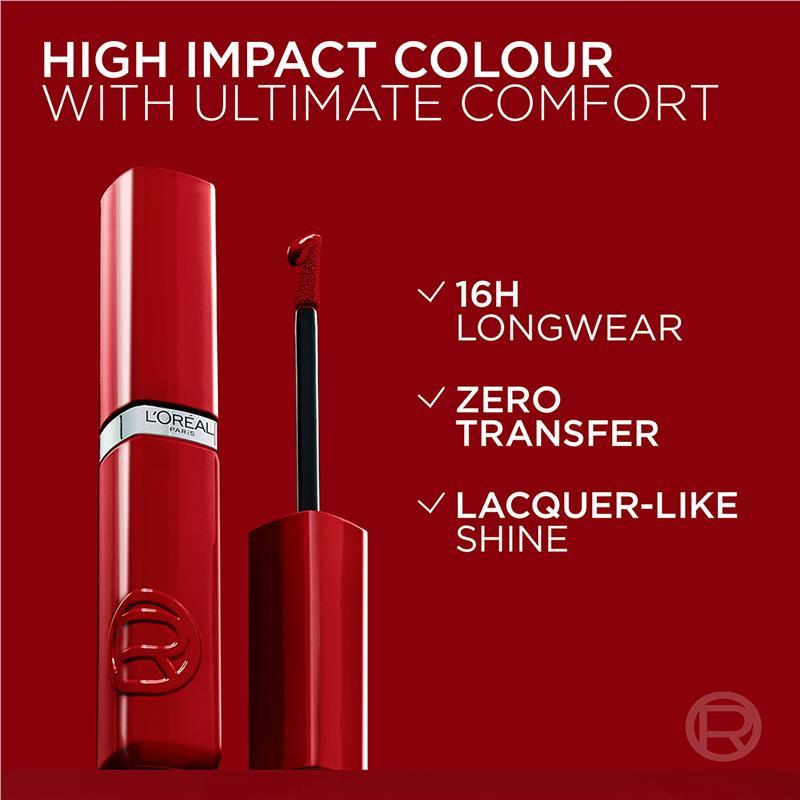 L'Oreal Paris Infallible Lacque Resistance Liquid Lipstick 420 Rouge Paris