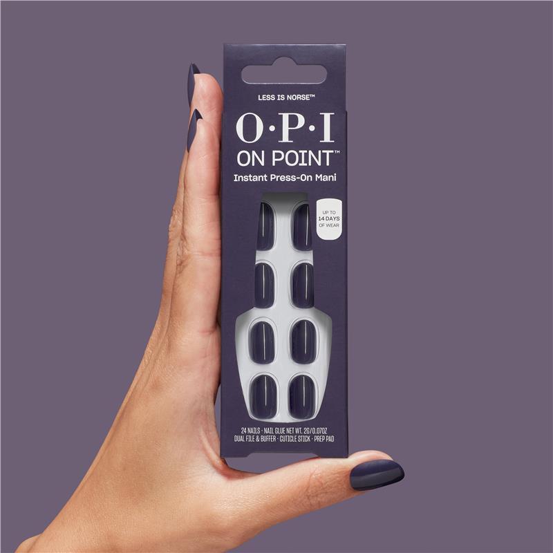 OPI On Point Instant Press-On Mani Less Is Norse