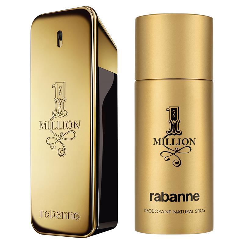 Paco Rabanne 1 Million Eau de Toilette 100ml + Deodorant Spray 150ml 2 Piece Set 2025