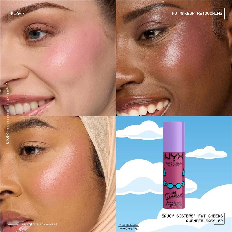 NYX Fat Cheeks Juicy Blush Lavender Sass