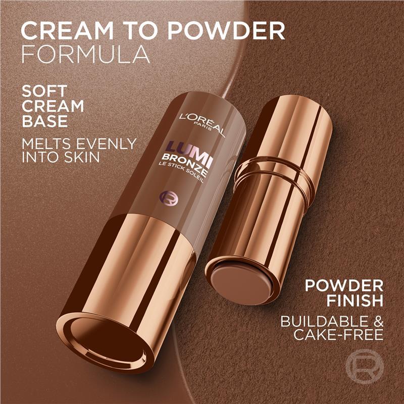 L'Oreal Paris Lumi Le Bronzer Stick Soleil Stick 100 Sunkissed Rose