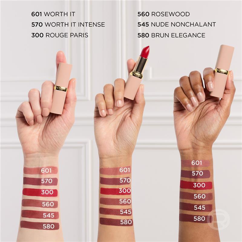 L'Oreal Paris Color Riche Matte-In-Balm Lipstick 580 Brun Elegance