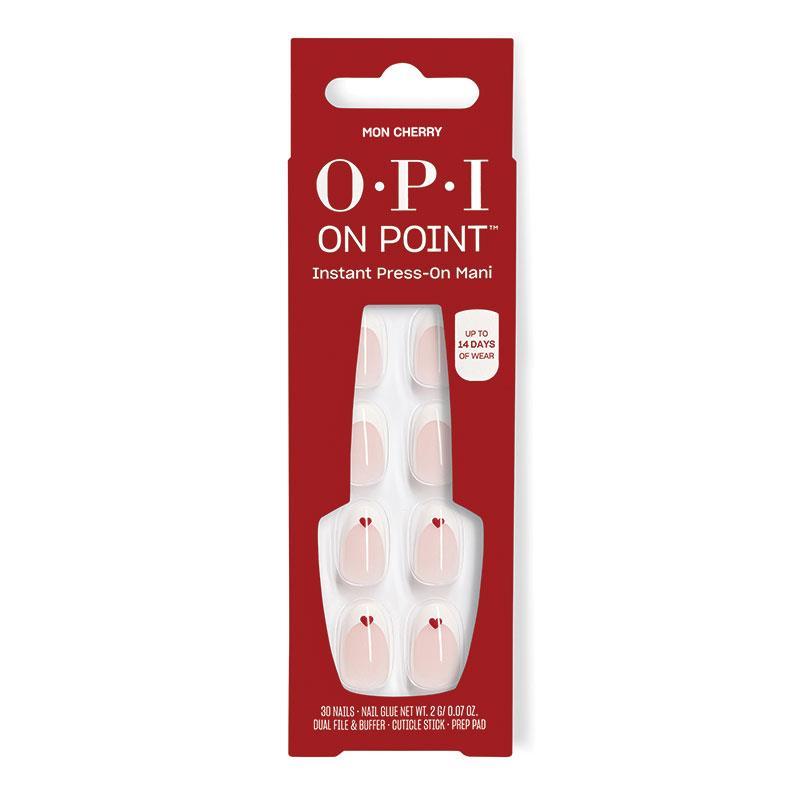 OPI On Point Press-On Nails Mon Cherry