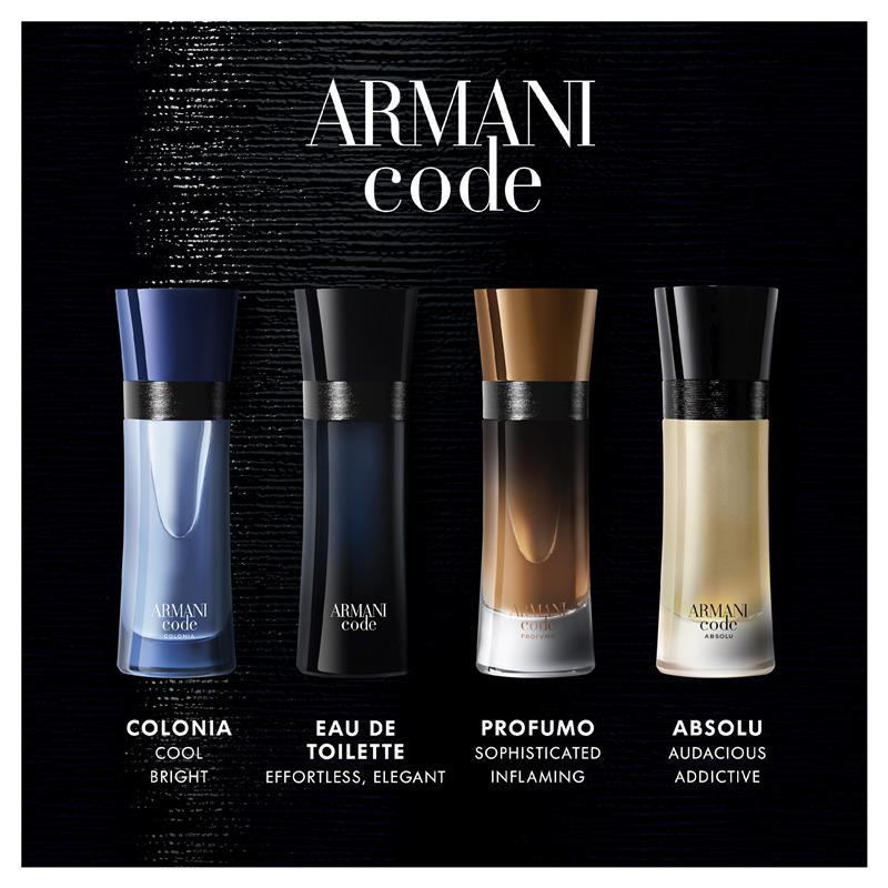 Giorgio Armani Code For Men Eau de Toilette 75ml