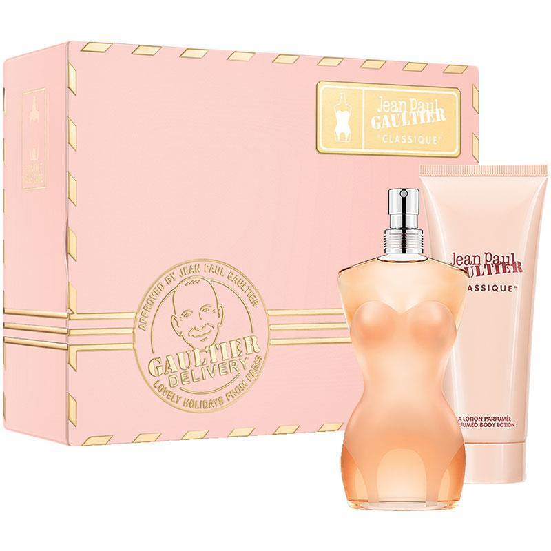 Jean Paul Gaultier Classique for Women Eau de Toilette 100ml & Body Lotion 2 Piece Set