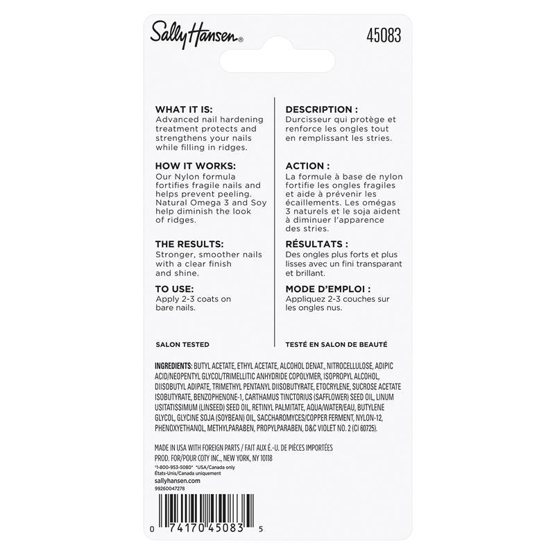 Sally Hansen Hard As Nails Strengthener Clear 13.3ml