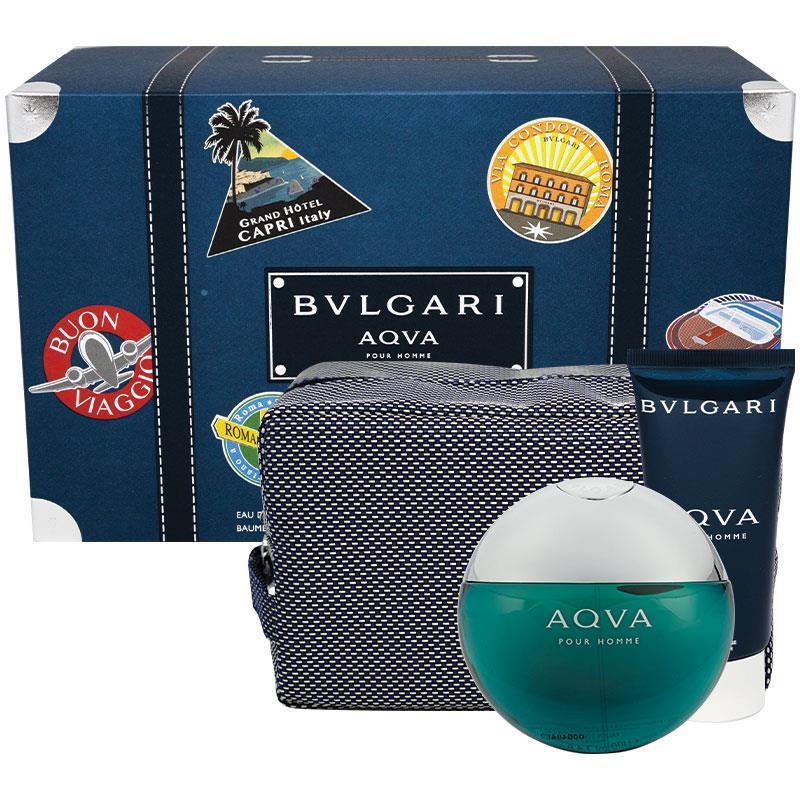 Bvlgari Aqva Pour Homme Eau de Toilette 100ml Spray 3 Piece Set