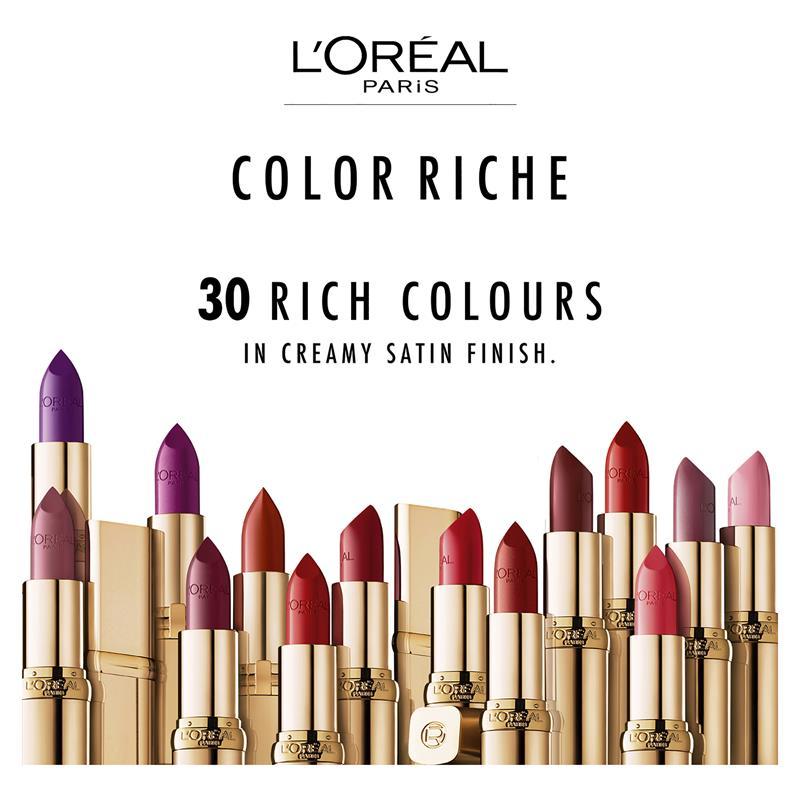 L'Oreal Paris Color Riche Classic Satin Lipstick 630 Beige A Nu