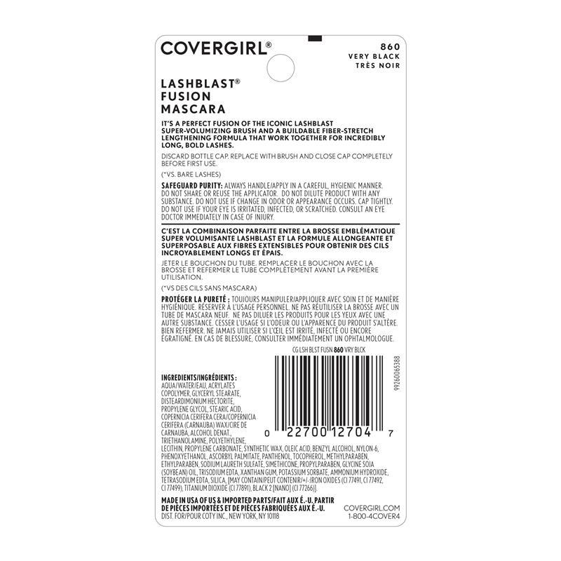 Covergirl Lashblast Fusion Mascara Very Black