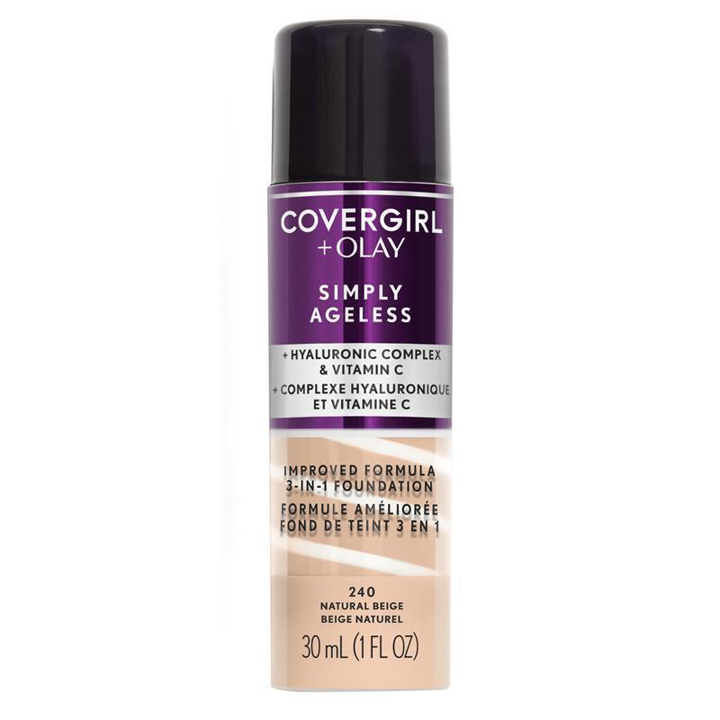 Covergirl Olay Simply Ageless 3in1 Liquid Foundation Natural Beige