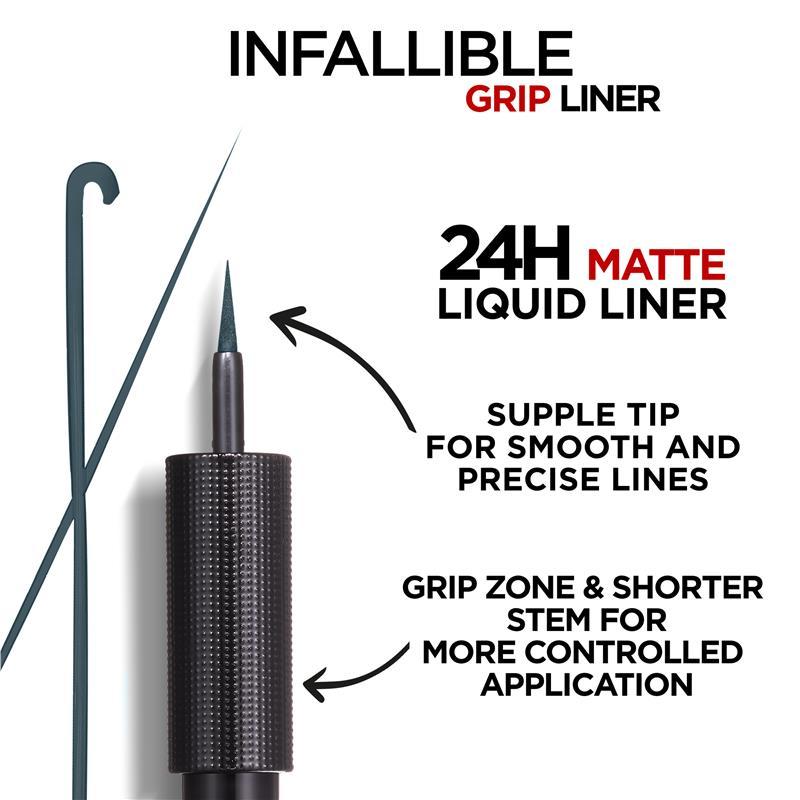 L'Oreal Paris Infallible Grip 24H Matte Liquid Liner 04 Emeraude