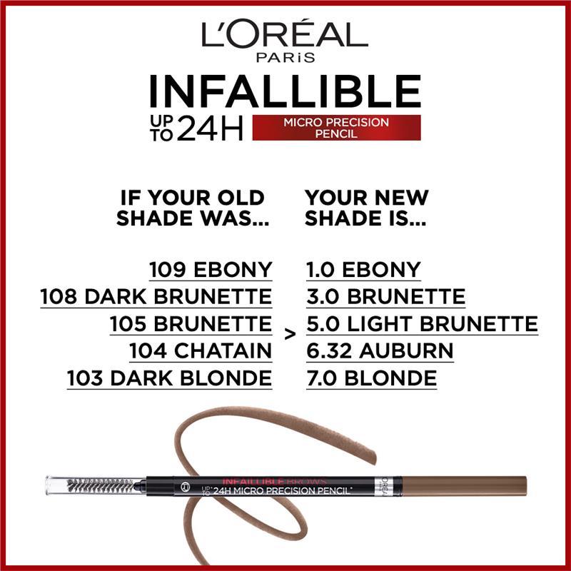 L'Oreal Paris Infallible Brows 24H Micro Precision Pencil 7.0 Blonde